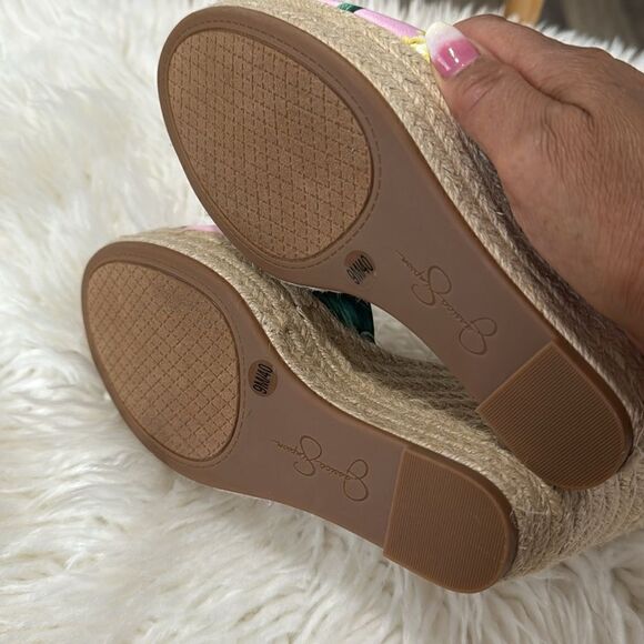 JESSICA SIMPSON FLORAL ESPADRILLES SIZE 9M NWOT - Picture 8 of 11